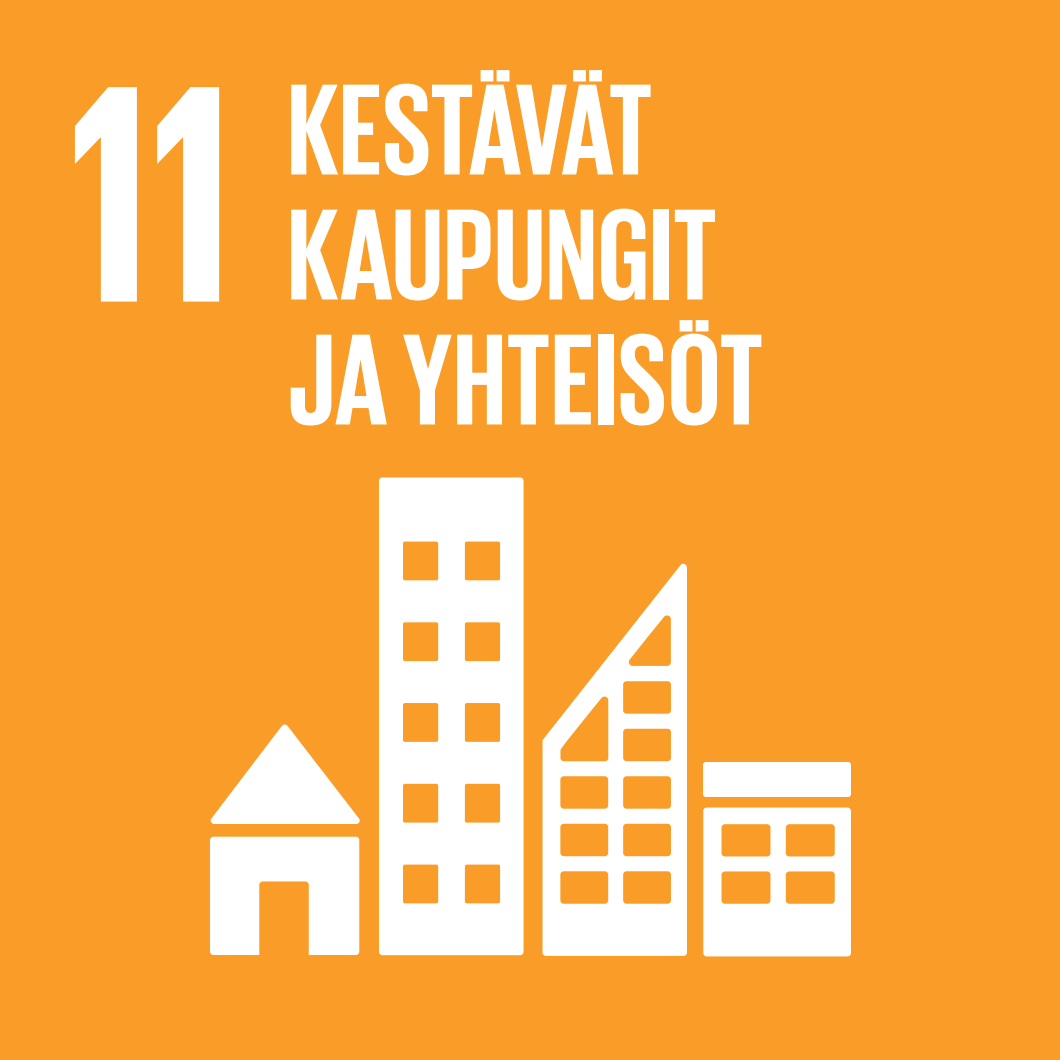 Tavoite 11 - kestävät kaupungit ja yhteisöt